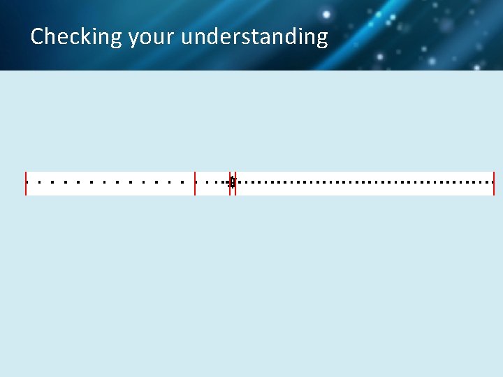 Checking your understanding 