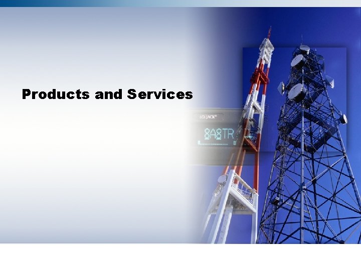 Products and Services 