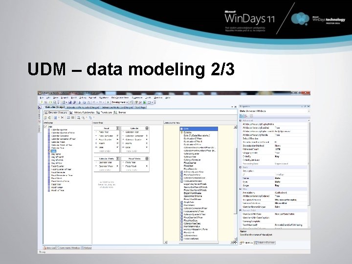 UDM – data modeling 2/3 