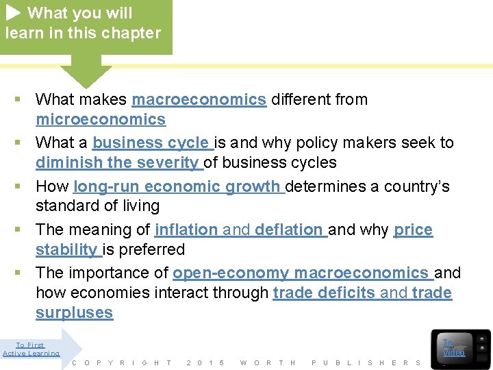 What you will learn in this chapter § What makes macroeconomics different from microeconomics