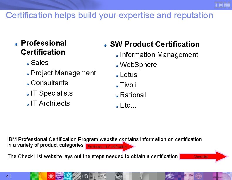 Certification helps build your expertise and reputation Professional Certification Sales Project Management Consultants IT