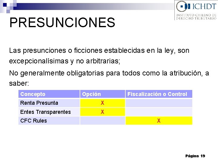 PRESUNCIONES Las presunciones o ficciones establecidas en la ley, son excepcionalísimas y no arbitrarias;