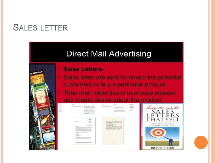 SALES LETTER 