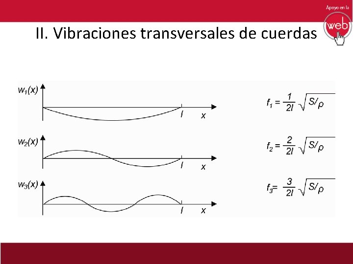 II. Vibraciones transversales de cuerdas 