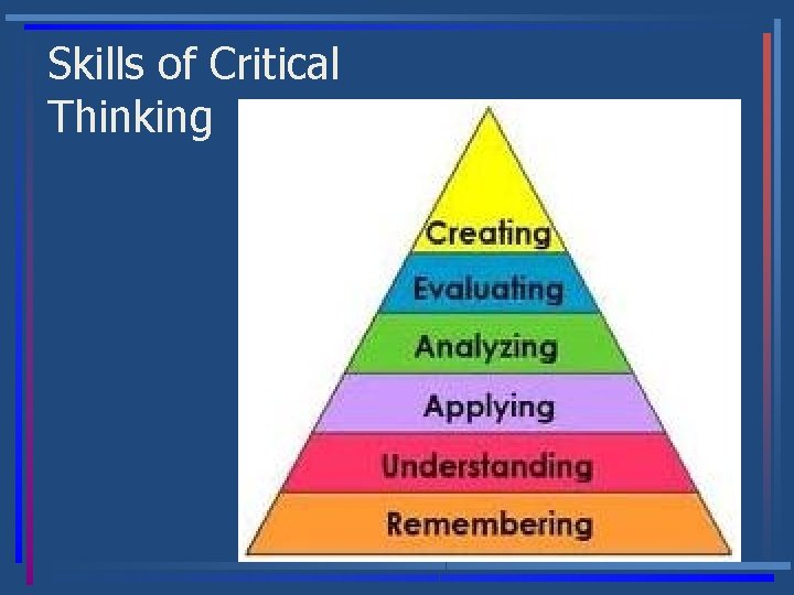 Skills of Critical Thinking 