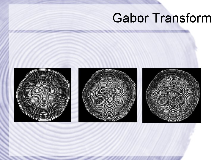 Gabor Transform 