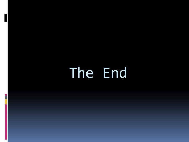 The End 