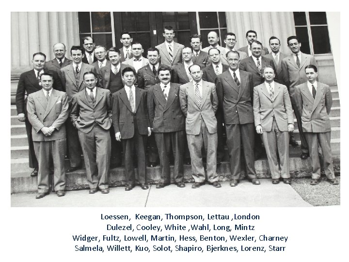 Loessen, Keegan, Thompson, Lettau , London Dulezel, Cooley, White , Wahl, Long, Mintz Widger,