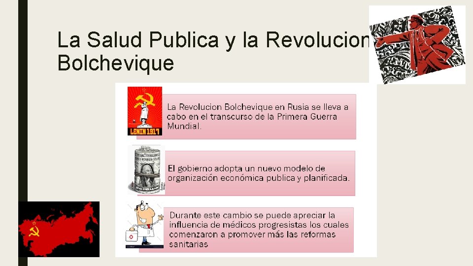 La Salud Publica y la Revolucion Bolchevique 