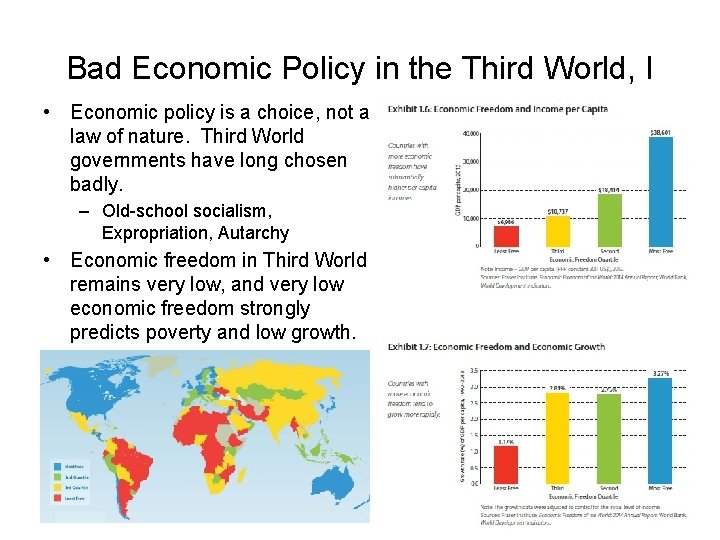 Bad Economic Policy in the Third World, I • Economic policy is a choice,