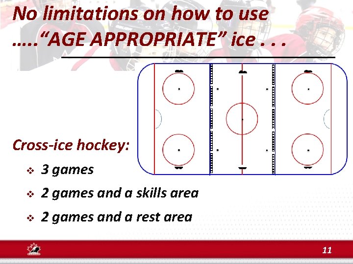 No limitations on how to use …. . “AGE APPROPRIATE” ice. . . Cross-ice