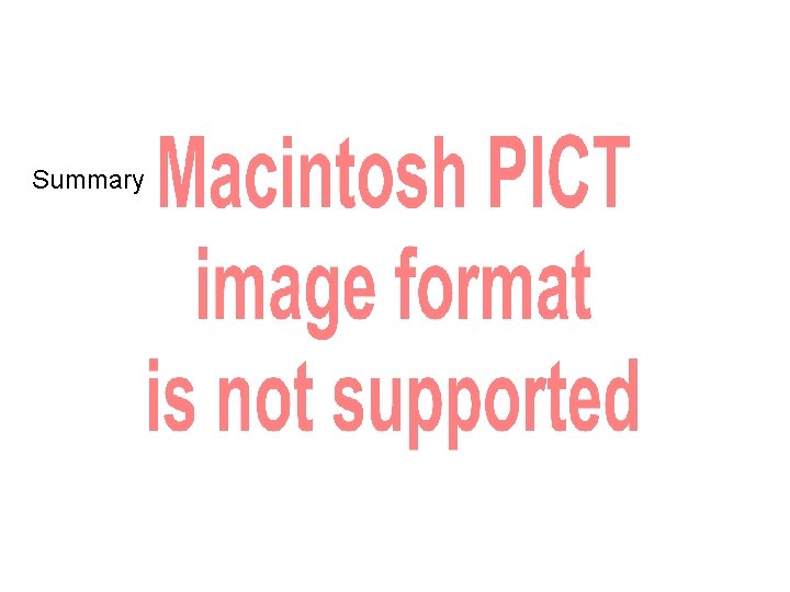 Summary 