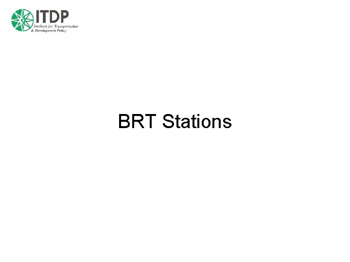 BRT Stations 