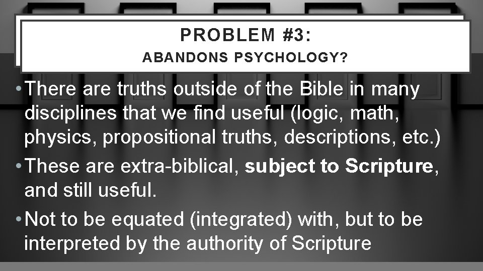 PROBLEM #2: PROBLEM #3: THE BEHAVIORISTIC FOCUS ABANDONS PSYCHOLOGY? • There are truths outside