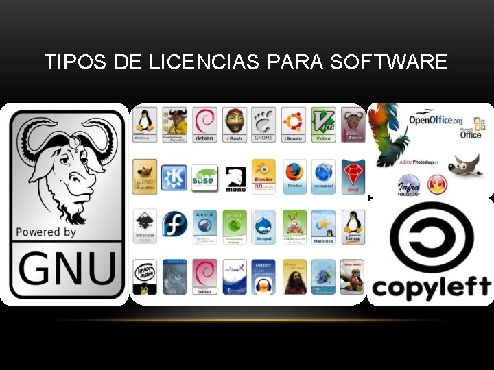 TIPOS DE LICENCIAS PARA SOFTWARE 