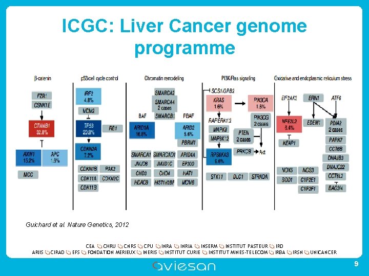 ICGC: Liver Cancer genome programme Guichard et al. Nature Genetics, 2012 ARIIS CIRAD EFS