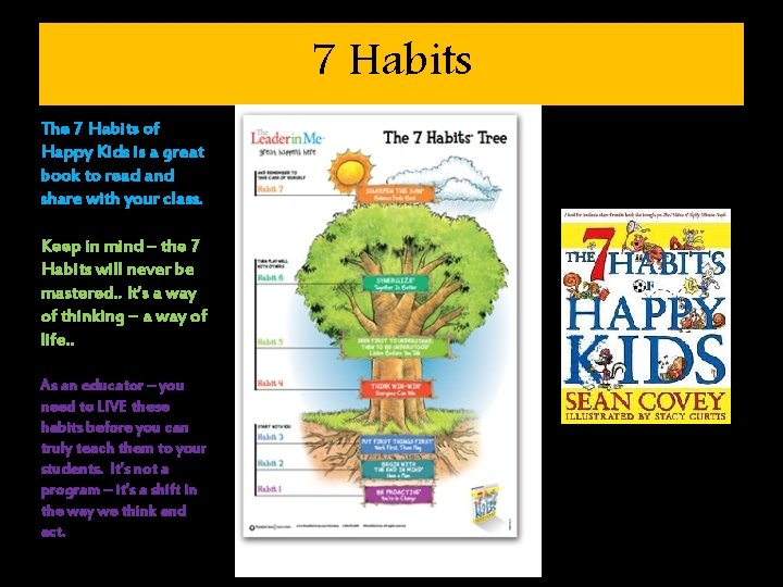 7 Habits The 7 Habits of Happy Kids is a great book to read