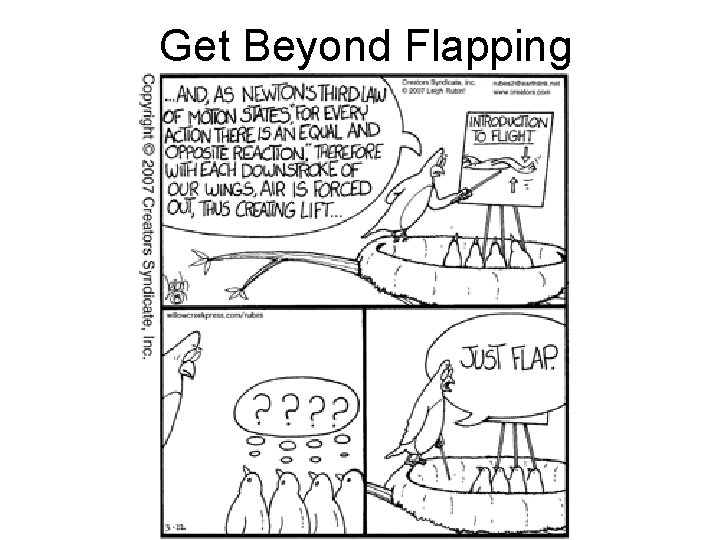 Get Beyond Flapping 