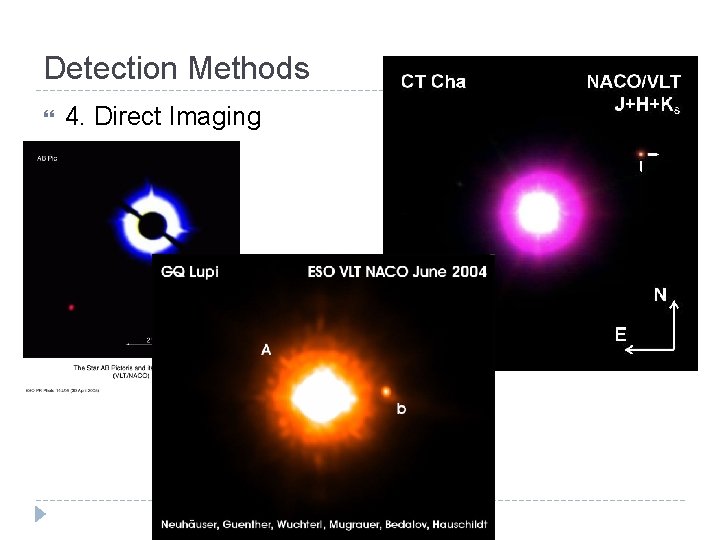 Detection Methods 4. Direct Imaging 