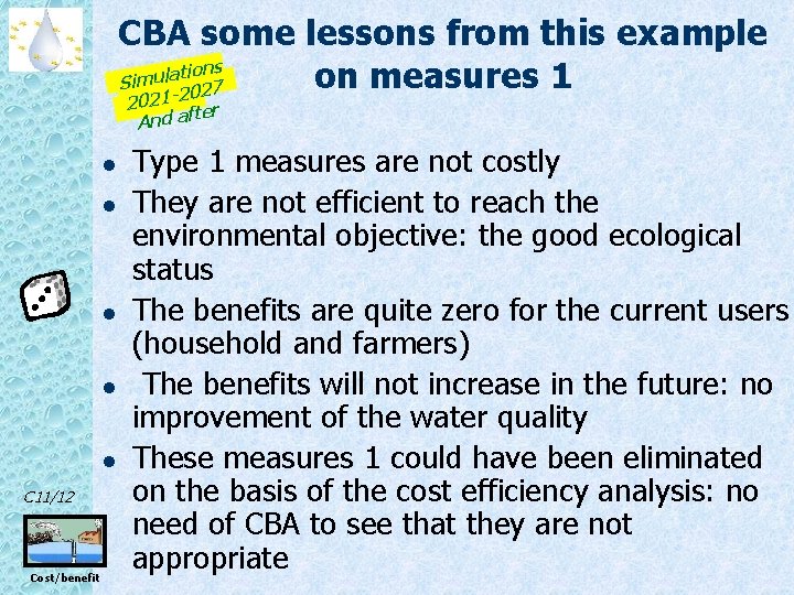 CBA some lessons from this example tions a l u m on measures 1