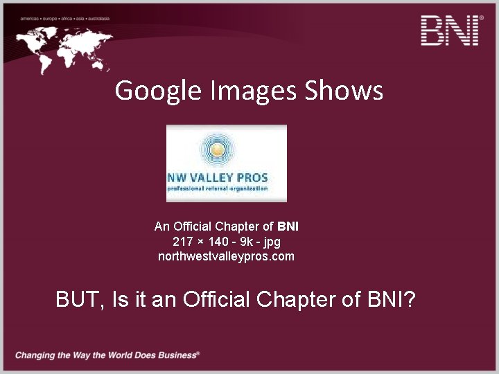 Google Images Shows An Official Chapter of BNI 217 × 140 - 9 k