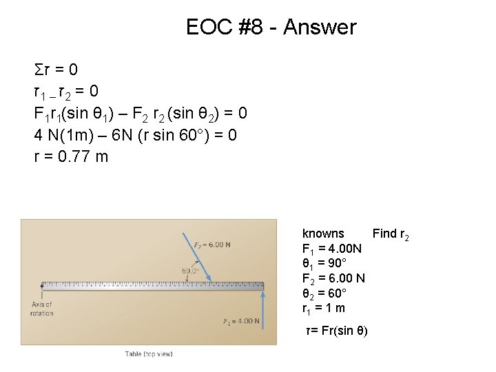 EOC #8 - Answer Σ = ז 0 ז 1 – ז 2 =