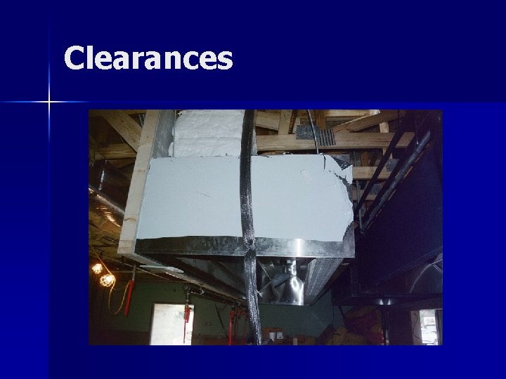 Clearances Clearances