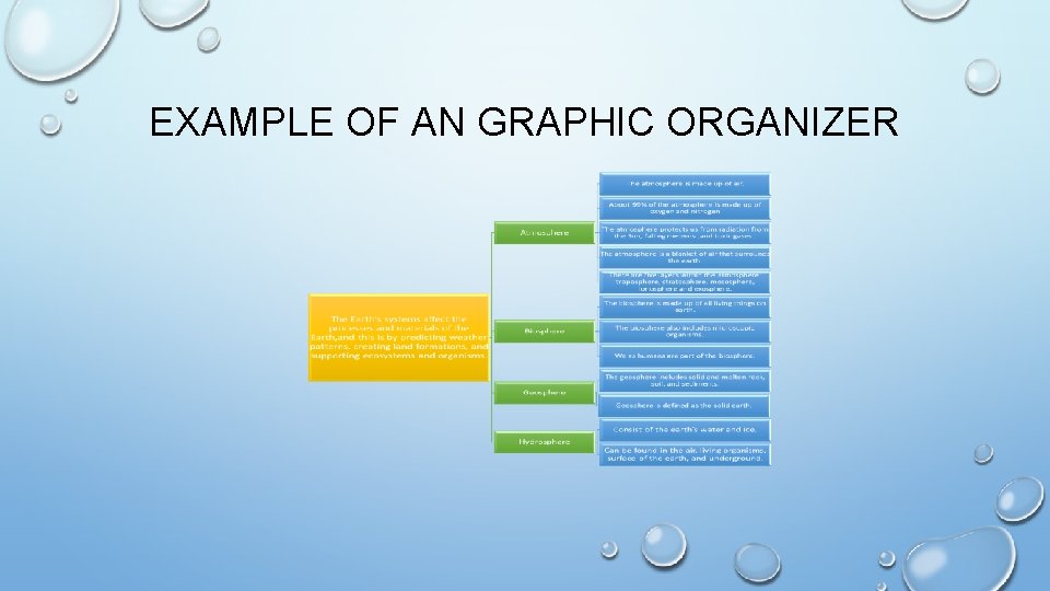 EXAMPLE OF AN GRAPHIC ORGANIZER 