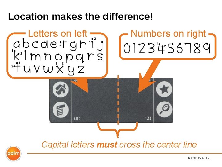 Location makes the difference! Letters on left Numbers on right Capital letters must cross