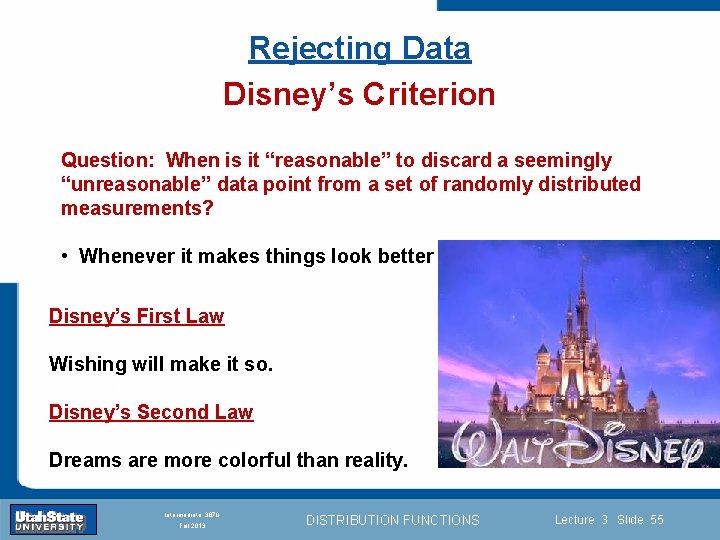 Rejecting Data Disney’s Criterion Question: When is it “reasonable” to discard a seemingly “unreasonable”