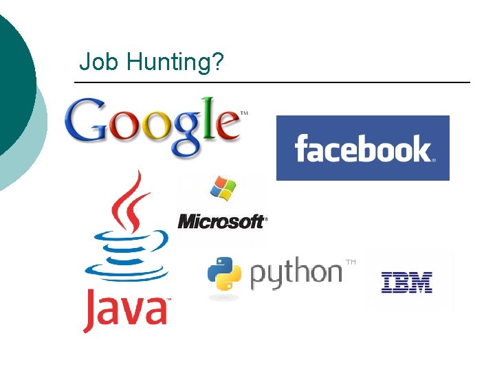 Job Hunting? 
