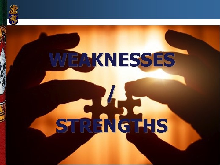 WEAKNESSES / STRENGTHS 8 