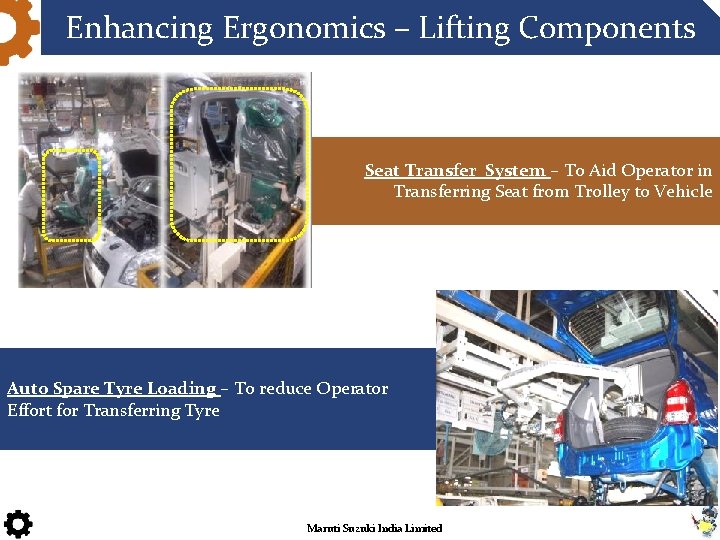 Enhancing Ergonomics – Lifting Components Seat Transfer System – To Aid Operator in Transferring