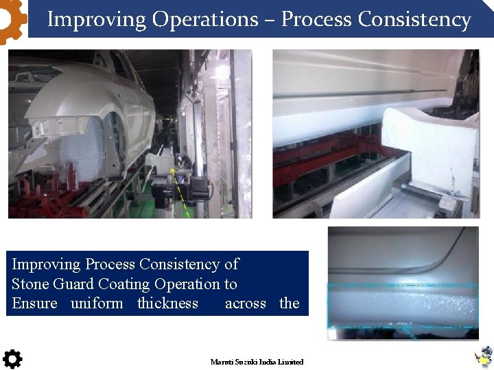 Improving Operations – Process Consistency Improving Process Consistency of Stone Guard Coating Operation to