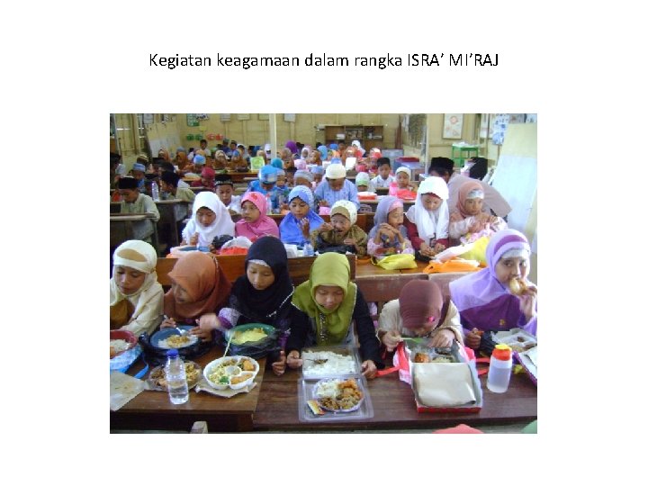 Kegiatan keagamaan dalam rangka ISRA’ MI’RAJ 