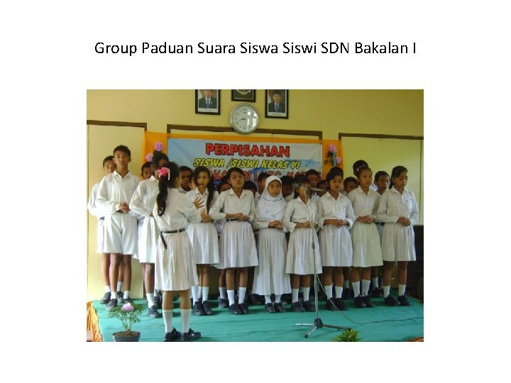 Group Paduan Suara Siswi SDN Bakalan I 