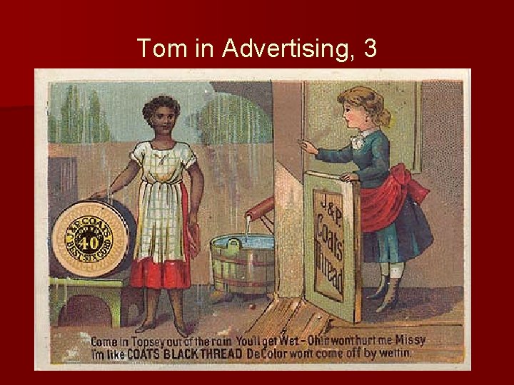 Tom in Advertising, 3 