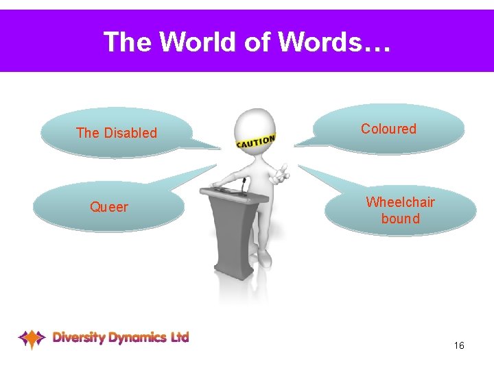 The World of Words… The Disabled Queer Coloured Wheelchair bound 16 