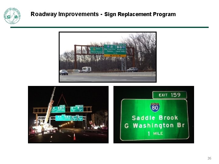 Roadway Improvements - Sign Replacement Program 26 