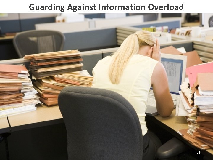 Guarding Against Information Overload 1 -20 Guarding Against Information Overload 1 -20