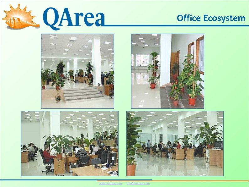 Office Ecosystem www. qarea. com info@qarea. com 