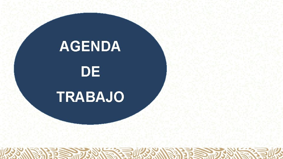 AGENDA DE TRABAJO 
