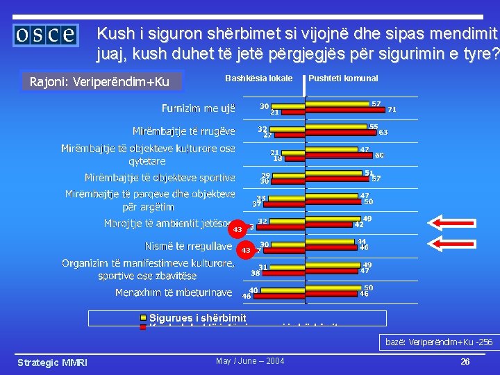 Kush i siguron shërbimet si vijojnë dhe sipas mendimit juaj, kush duhet të jetë