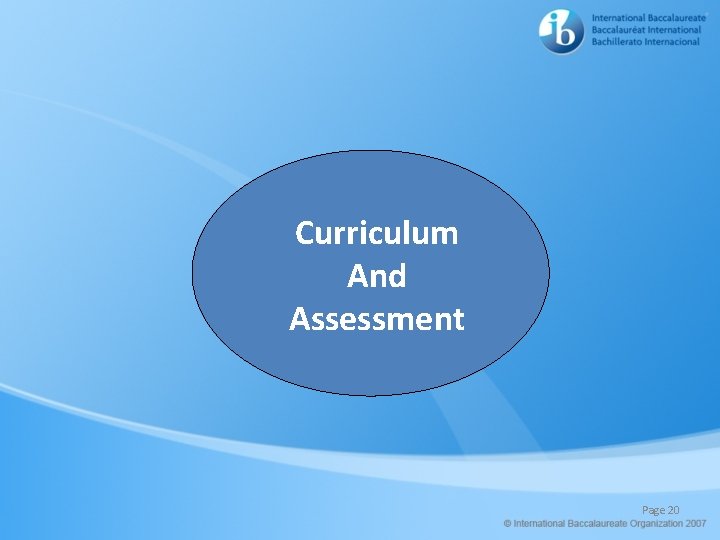 Curriculum And Assessment Page 20 