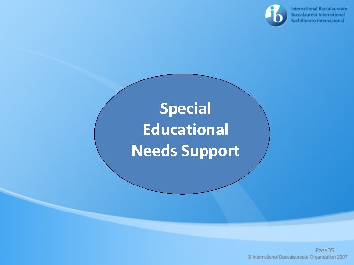 Special Educational Needs Support Page 35 