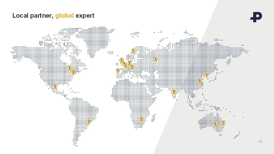 Local partner, global expert 10 