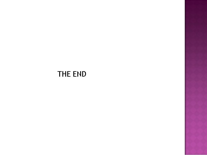 THE END 