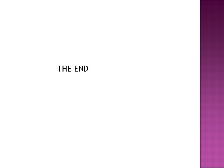 THE END 