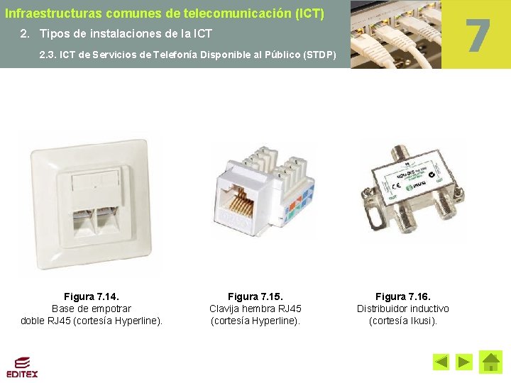 Infraestructuras comunes de telecomunicación (ICT) 2. Tipos de instalaciones de la ICT 2. 3.