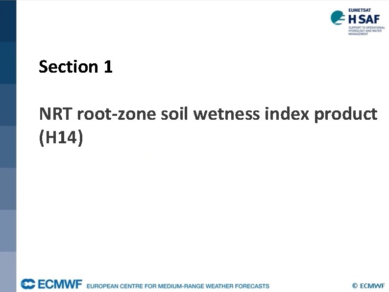 Root zone soil moisture products based on scatterometer